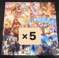 ポストカード 原神 スタレ ゼンゼロ POPUP 福岡 ポップアップ ×5