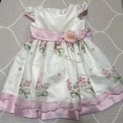マザウェイズ ドレス　サイズ95 花柄　ピンク