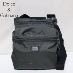 【希少】Dolce&Gabbana/ロゴプレート/ショルダーバッグ/ライダース
