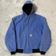 希少色 90s USA製 carhartt カーハート アクティブジャケット 青 3c4a4b385cb8c537f98d5843833b38