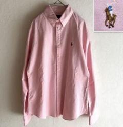 【楽ギフ_包装】 未使用級✨ラルフローレン オックスフォード ボタンダウン 長袖 トップス