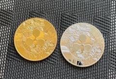 XRP リップル 仮想通貨　メダル　コイン　シルバー　ゴールデン　セット XRP リップル 仮想通貨 メダル コイン シルバー ゴールデン