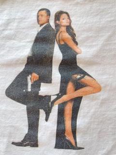 レアMr.&Mrs. スミス　ブラッドピット　アンジェリーナジョリー TシャツL