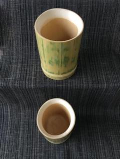 竹製 コップ 9 透かし 2個セット