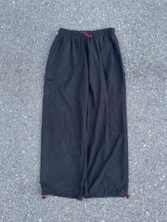 90s TRIBAL USA トライバル ナイロンパンツ 黒 ストリート 90s TRIBAL USA トライバル ナイロンパンツ 黒 ストリート