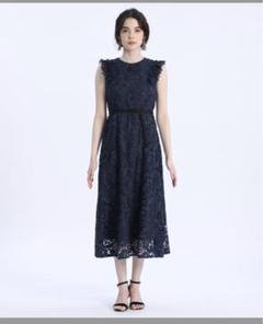 M Maglie le cassetto エフデ　ワンピース とボレロのセット M Maglie le cassetto》ショールカラーワンピース｜M Maglie le