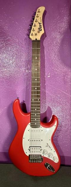 Cort ストラト エレキギター　赤 純国産ギター】 HISTORY HST-Standard CAR Candy Apple Red