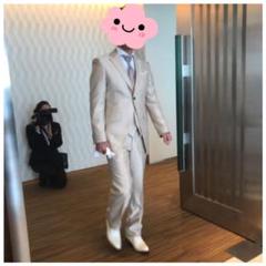 値下げ♡【クリーニング済み】ASサイズ タキシード シャンパンゴールドのサムネイル