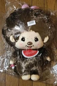 モンチッチ　フェイスBIGぬいぐるみ タオルケット　保冷保温バッグ 新品未使用】モンチッチ フェイスBIGぬいぐるみ クッション