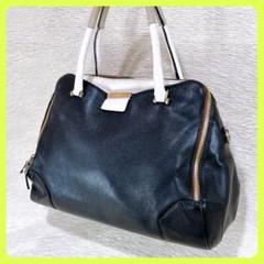 フルラ FURLA バイカラー ハンドバッグ ミニボストン 肩がけ ✧