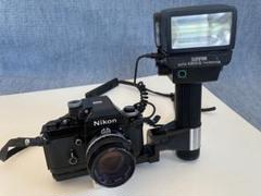ニコンNikon F2 + Nikkor 50mm おまけのストロボ（難あり）付 ニコンNikon F2 + Nikkor 50mm おまけのストロボ（難あり）付