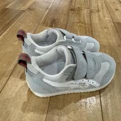 【新品未使用】familiar asix コラボスニーカー 15cm familiar × asics コラボ スニーカー 15cm 青系チェック - メルカリ