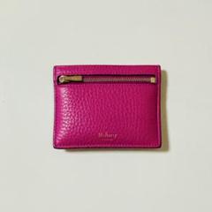 新品✨mulberry カードケース✨ 新品未使用 MULBERRY レザー 名刺入れ カードケース ロゴ