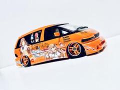 アオシマ1/24⬛︎ブラックマフィア・TCRエスティマ痛車仕様（後期型）⬛︎完成品 アオシマ1/24⬛︎ブラックマフィア・TCRエスティマ痛車仕様