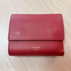 CELINE赤財布 CELINE - セリーヌ 長財布 赤 サイフの通販 by yuri｜セリーヌ