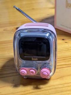 〇Th1006 未使用 Divoom Tiivoo-2 ピンク Amazon | Divoom Tiivoo-2 レトロ Bluetooth スピーカー 付FM