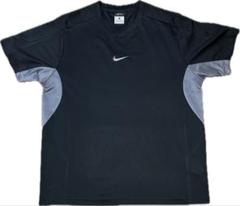 10s NIKE tech center logo DRI tee black
