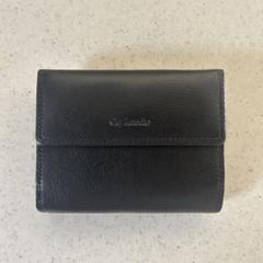 ギラロッシュ　黒 レザー 三つ折り財布