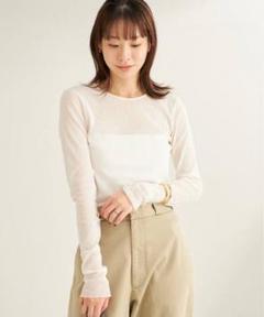 新品未使用プラージュMYラウンドオープンロングTシャツplage MY_round open long Tシャツ（Tシャツ／カットソー）｜Plage