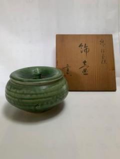 青緑色と茶色の陶器の壺 青・緑のうつわ｜おしゃれなうつわ・和食器通販｜大人の焼き物