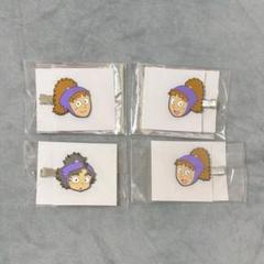 【4点セット】忍たま乱太郎 前髪クリップ 竹谷八左ヱ門 鉢屋三郎 不破雷蔵
