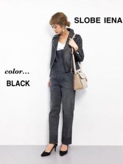 ✨美品✨ SLOBE IENA☆ストレッチ ブラックデニム