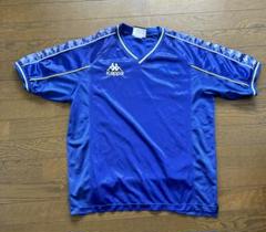 Kappa Gafa 青 VネックシャツOサイズ