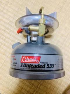 92年製コールマン　シングルバーナーストーブ　Model533 希少92年製コールマンシングルバーナーストーブModel533