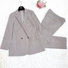極美品☆Theory シアサッカー ギンガムチェック ジャケット パンツ セット H&M ギンガムチェック ジャケット ハーフパンツ セットアップ