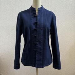 BLUE BLUE ブルーブルー チャイナ ジャケット インディゴ 古着