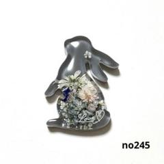 すず☆らん様 お取り置きヘアゴムレジン うさぎ マグネット