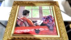 João Candido 木板油彩画「Conj. Musical No. 1」