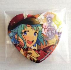 大神晃牙 あんスタ 缶バッジ ハート缶バッジ とるパカ ミリタリー 新品☆あんスタ☆UNDEAD【大神晃牙】ハート型缶バッジ＆ネーム