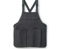 無印良品 アウトドア エプロン 黒色　匿名配送　キャンプギア　未着用新品