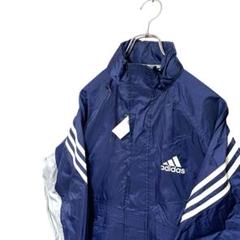 アディダスadidas ウィンドブレーカー ジャンパー ブルー
