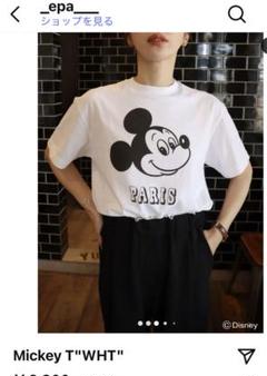 epa Mickey Tシャツ ホワイト 予約]Mickey T“WHT” - ëpa