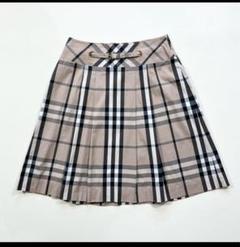 BURBERRY チェック柄 プリーツスカート 40 - メルカリ