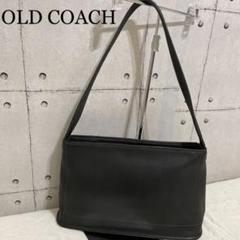 極美品 オールドコーチ ハンドバッグ 黒 レザー 9309 アメリカ製 肩掛け可