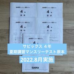 2025年最新】sapix 4年の人気アイテム - メルカリ