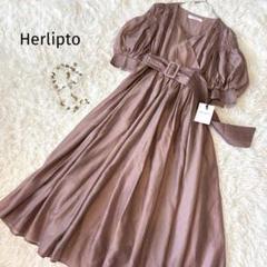 新品タグ付き Herlipto♡Airy Volume Sleeve Dress