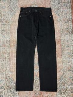 極美品　最終USA製　Levi's501　w32×L32　後染めブラック　濃黒のサムネイル