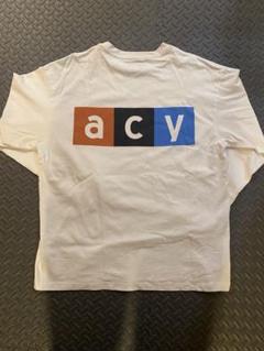 中古美品 Acy エーシー WAVE LS TEE ロンT バックプリントのサムネイル