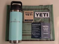 【新品未使用】ホノルルクッキー×YETI コラボ　水筒　ティファニーブルー ハワイ限定】イェティ×ホノルルクッキーカンパニー・25周年記念