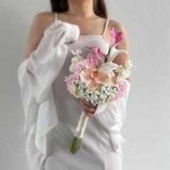 クラッチブーケ ♡ アーティフィシャルフラワー ウェディング ブーケ