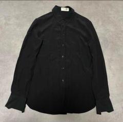 極美品✨サンローランパリ シルク100% ブラウス ショール付 ブラック S 極美品✨サンローランパリ シルク100% ブラウス ショール付