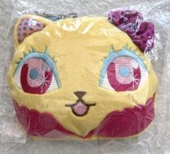 新品未使用！❣️ぬいぐるみ　猫　パスケース　小物入れ　約12×13cm 猫グッズ