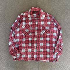 プリントネルシャツ 70s 80s プリネル 80s Sears シアーズ プリントネルシャツ プリネル アメカジ XL