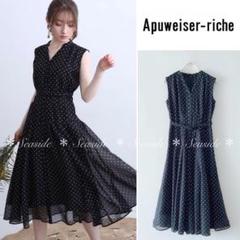 新品♡アプワイザーリッシェ　ワンピース　ドット　完売品　セルフォード　手洗いのサムネイル