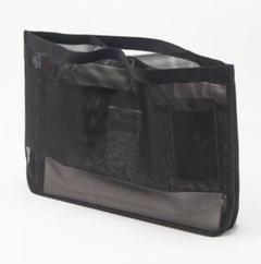 ✴︎美品✴︎ ナイロンメッシュ　バッグインバッグ　横型　Ａ４サイズ用　書類　キャリー