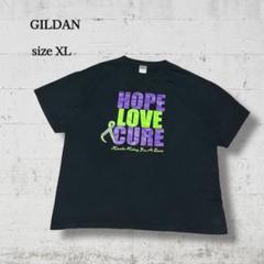 GILDAN希少チャリティTシャツ2011 支援リボンTメッセージT F647